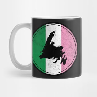 Newfoundland Map Dominion Flag || Newfoundland and Labrador || Gifts || Souvenirs Mug